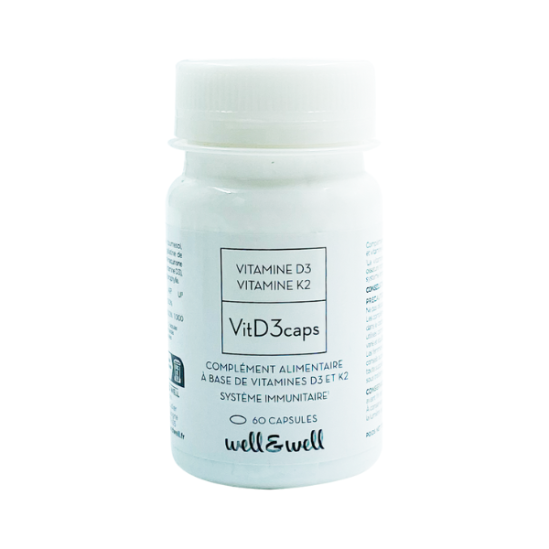 Vitamines D3 + K2 - VitD3K2 / 60